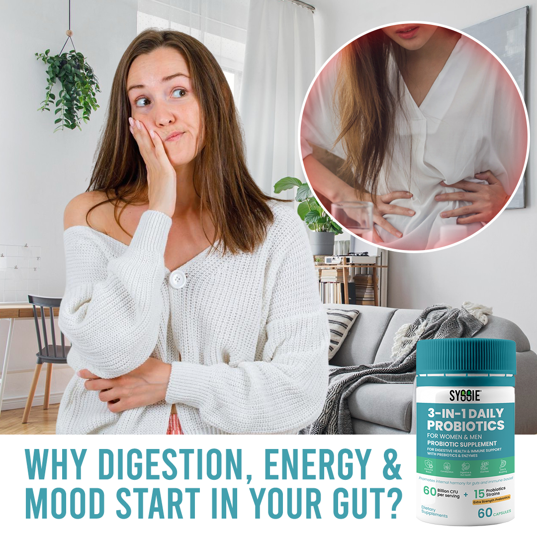Syssie® 3-In-1 Daily Probiotics For Women & Men