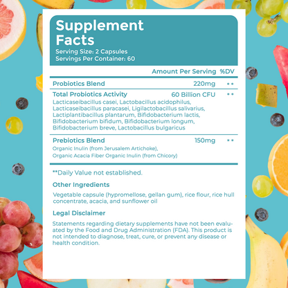 Syssie® 3-In-1 Daily Probiotics For Women & Men