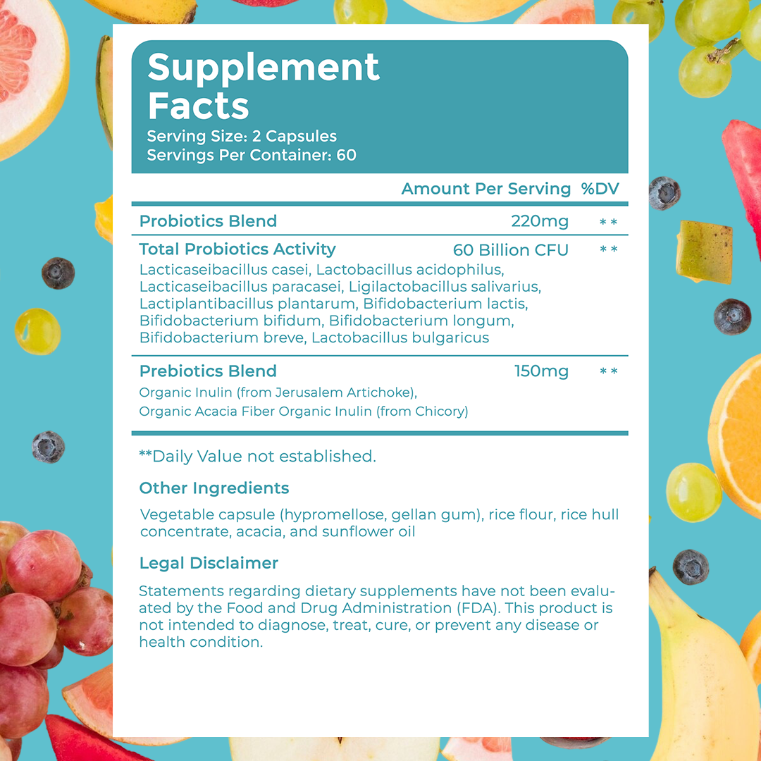 Syssie® 3-In-1 Daily Probiotics For Women & Men